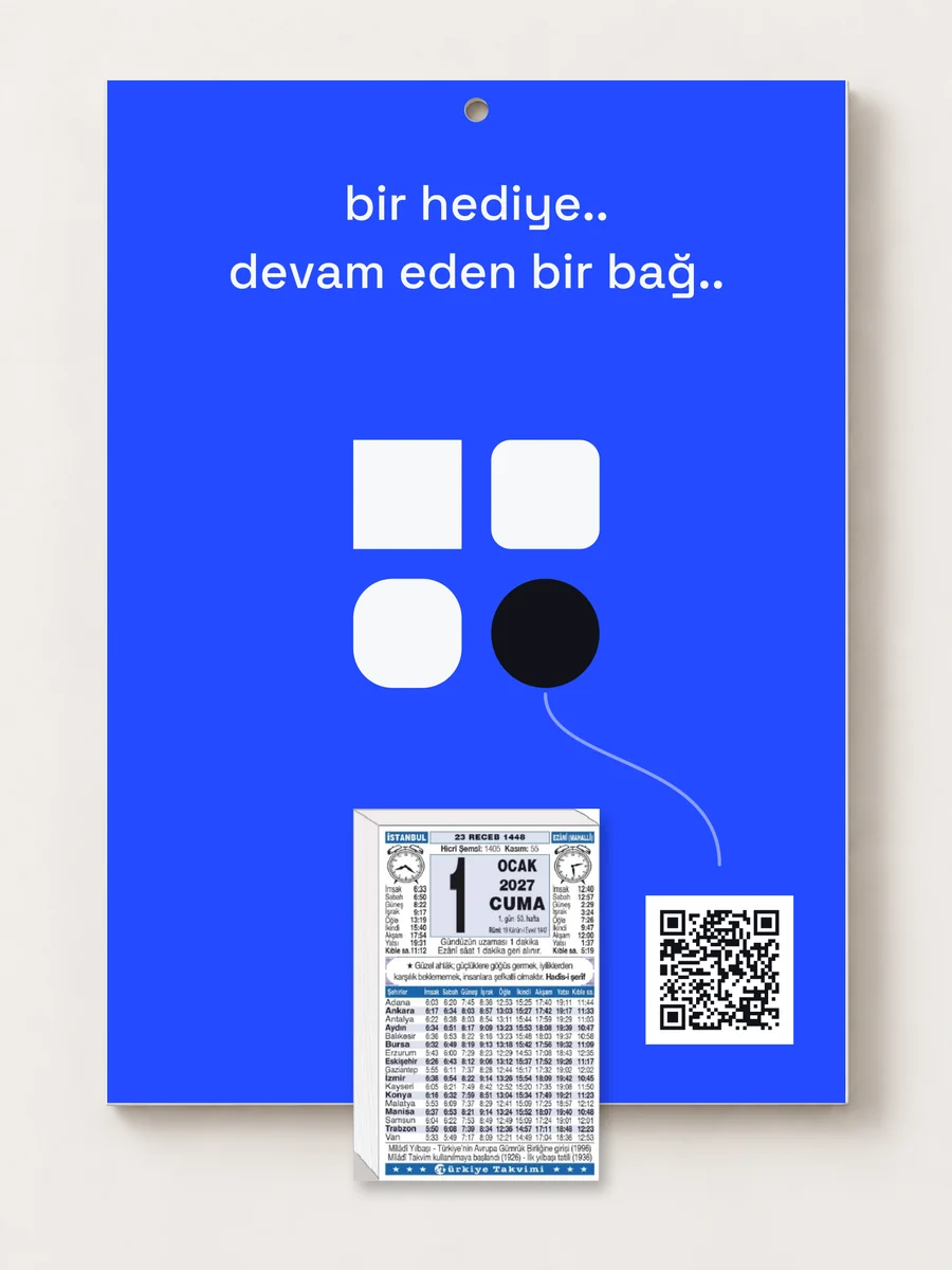 günce — kobalt kart, “bir hediye.. devam eden bir bağ..”